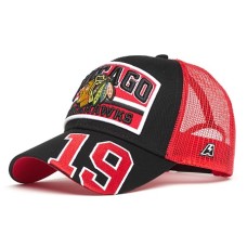 Бейсболка A&C Chicago Blackhawks №19, чёрн.-красн., 31335