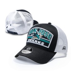 Бейсболка A&C San Jose Sharks, чёрн.-бел., 31755
