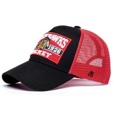 Бейсболка A&C Chicago Blackhawks, чёрно-красн. 28132