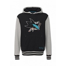 Толстовка A&C San Jose Sharks, чёрн.-сер., 35780