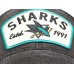 Бейсболка A&C San Jose Sharks, чёрн., 31188