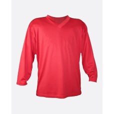 Майка игрока тренировочная HOCKEY STYLE красная