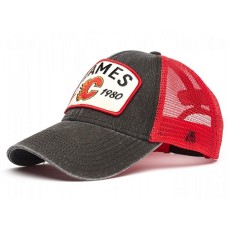 Бейсболка A&C Calgary Flames, чёрн.-красн., 31211
